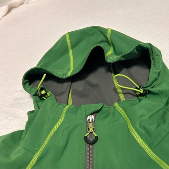 Duluth Trading Softshell Jacket‎ Hooded Mens Extra Large Tall Full Zip Green - Picture 4 of 10